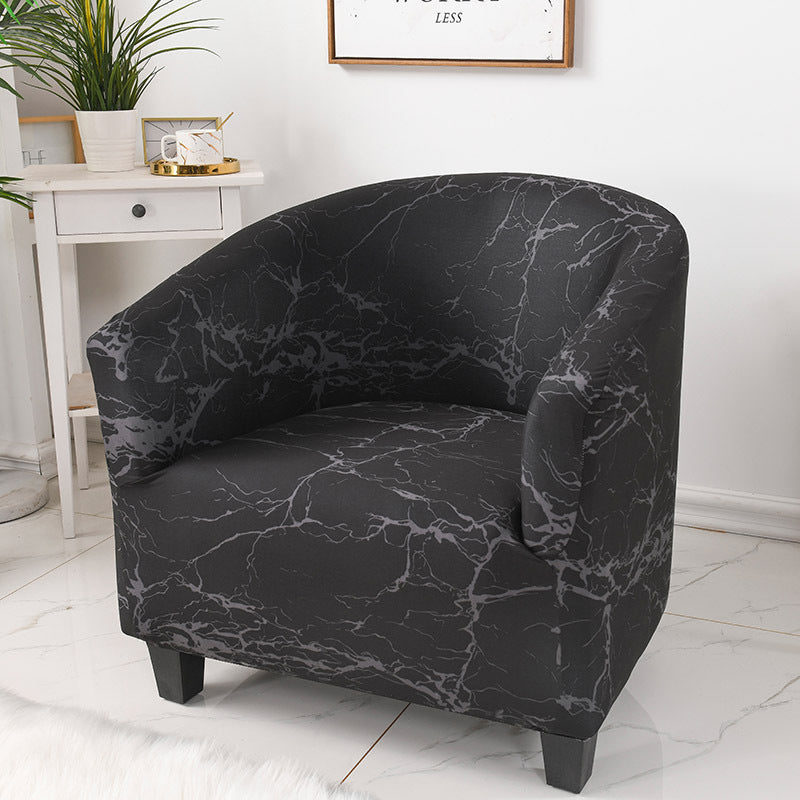 Geometric Stretch Single-Seat Sofa Cover