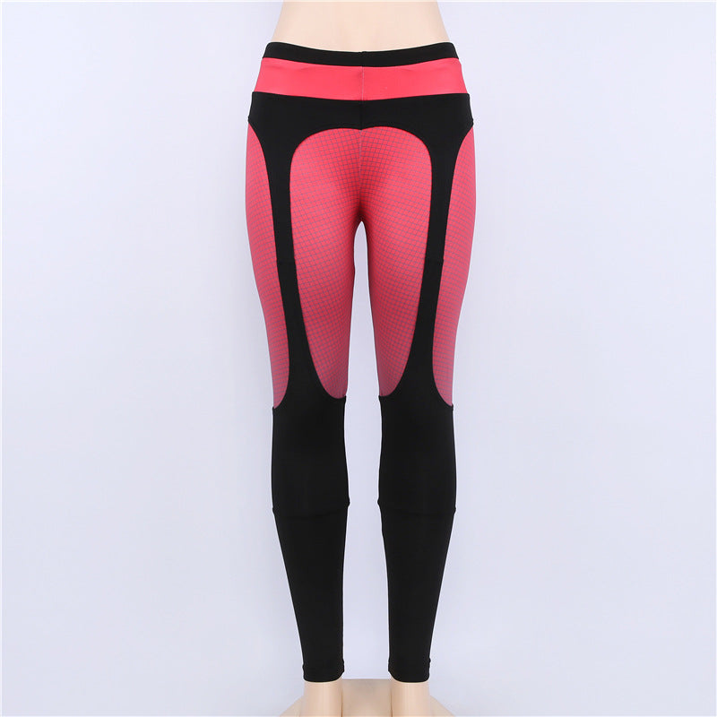 Bunt bedruckte Yoga-Leggings für Damen