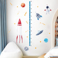 Raketen-Höhenaufkleber für die Kinderzimmer-Deko