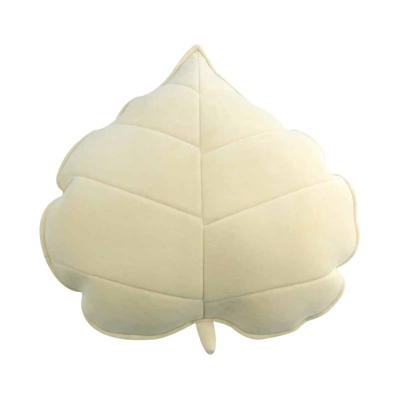 Coussin décoratif 3D en forme de feuille de cœur pour chambre d'enfant et décoration intérieure