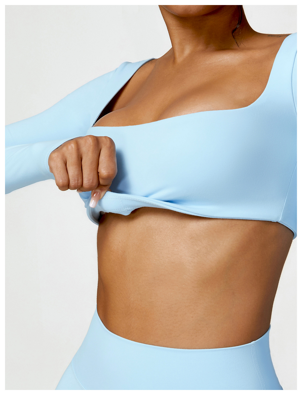 Damen Langarm-Sporttop – Alltägliche Fitnesskleidung