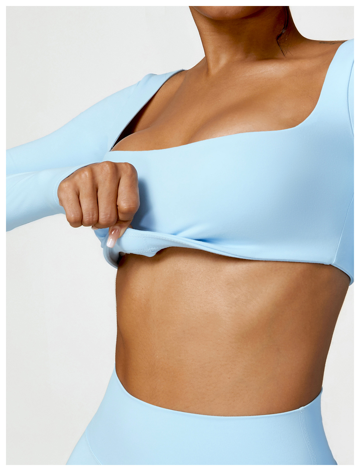 Damen Langarm-Sporttop – Alltägliche Fitnesskleidung