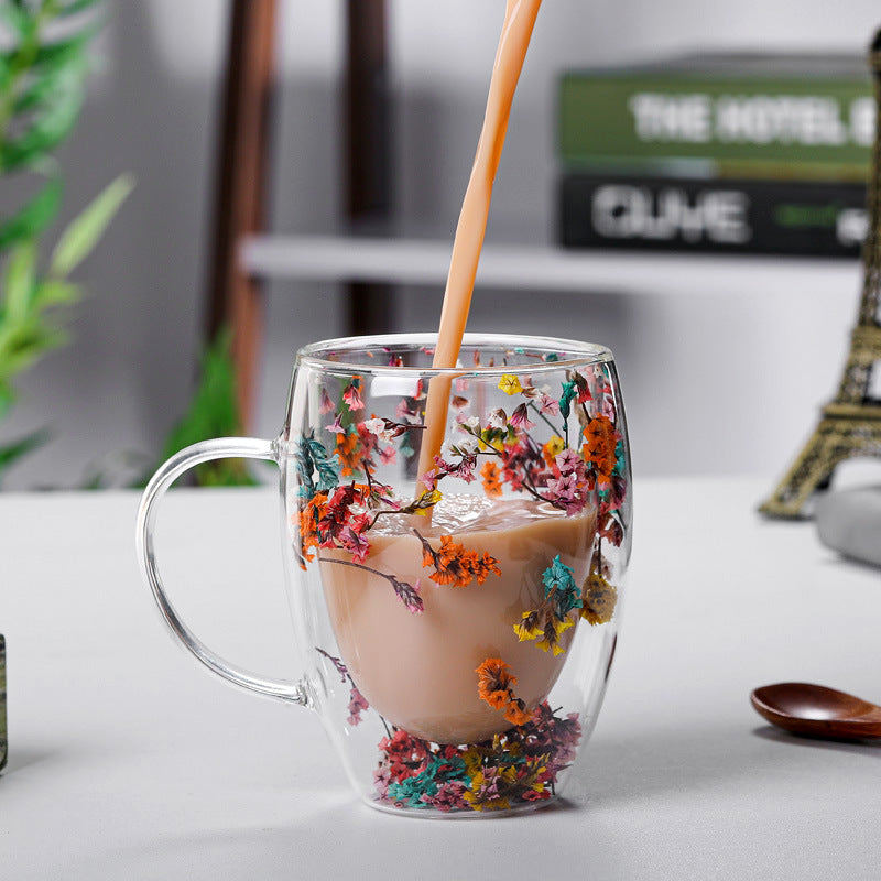 Double-Layer Borosilicate Glass Cup