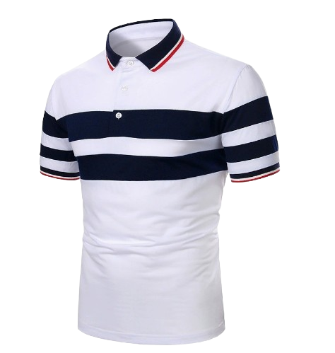Men's Short Sleeve Contrast Polo Shirt (New Clothing)
