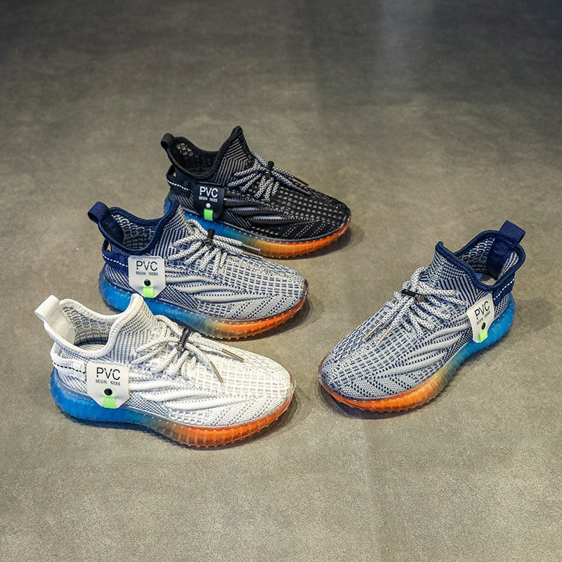 Kids’ Mesh Knitted Trainers