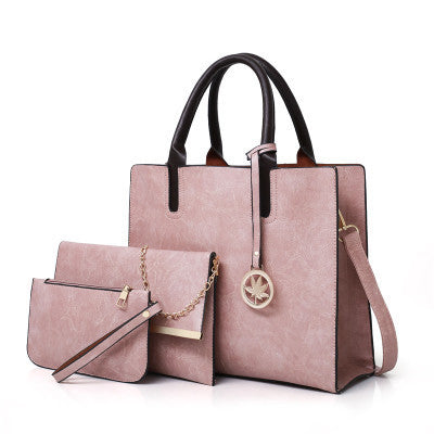Classic PU Tote Bag – Large Solid Colour Handbag for Work & Everyday Use
