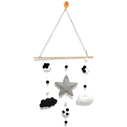 Nordic Style Children's Room Stars and Clouds Wall Decor