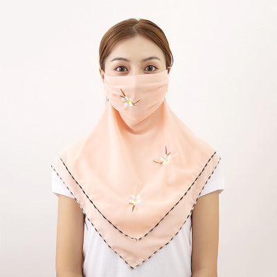 Women's UV Protection Chiffon Face Mask