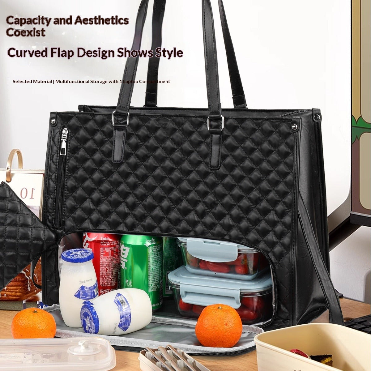 Insulated Women’s Tote Crossbody Bag