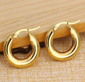 Women's Glossy Hoop Earrings