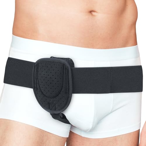 Adamson H2 Men's Inguinal Hernia Belt – Adjustable Groin Support Wrap, Left or Right Side
