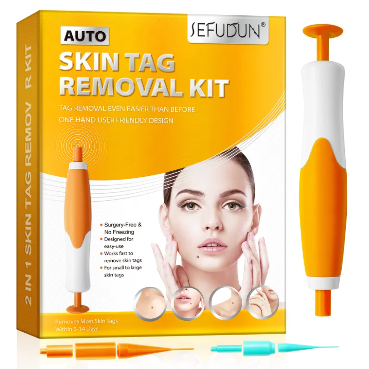 Double-Head Skin Tag Removal Kit