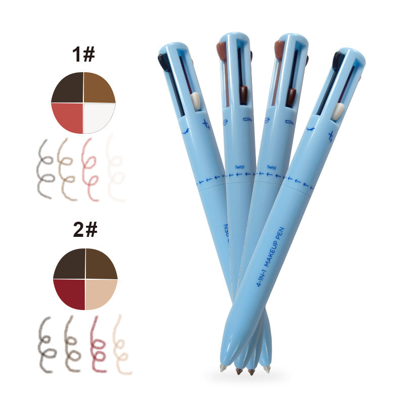4-in-1 Makeup Pen – Lip Liner, Highlighter, Eyeliner & Brow Pencil