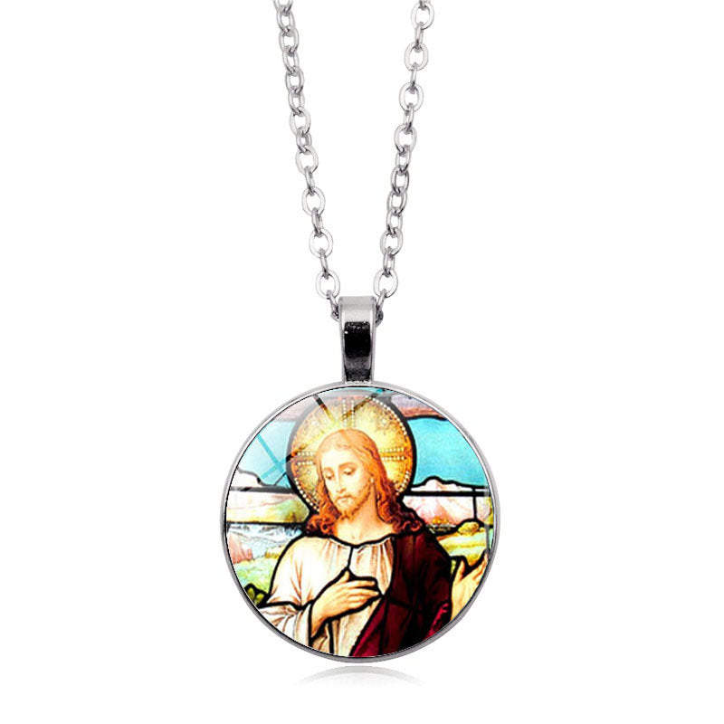 Virgin Mary Pendant Necklace