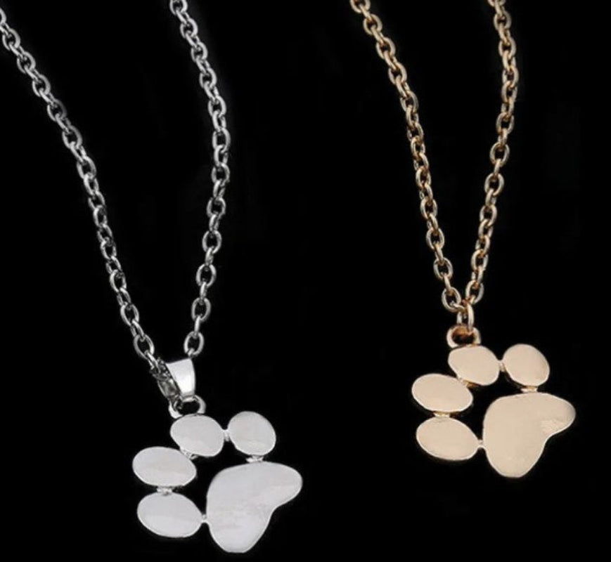 Cat Paw Pendant Necklace