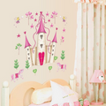 Märchenschloss Wandsticker – Kinderzimmer Deko