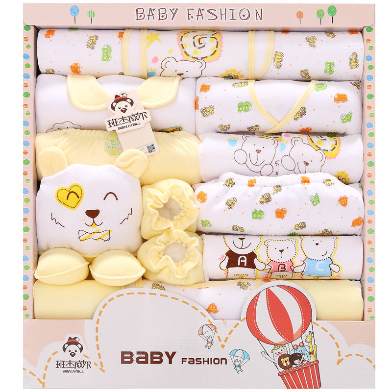 Baby Cotton 18-Piece Gift Set