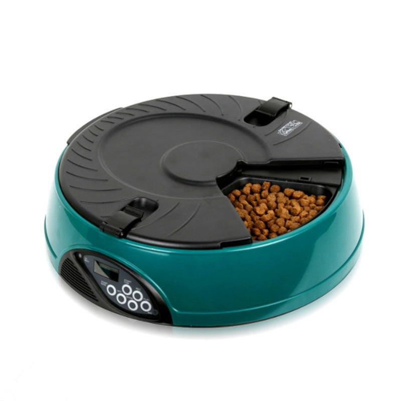 Distributeur automatique de nourriture pour animaux avec gamelles | Distributeur intelligent de nourriture pour chiens et chats