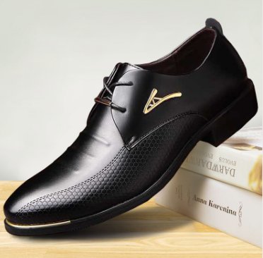 Men's Pointed Toe Business Dress Shoes