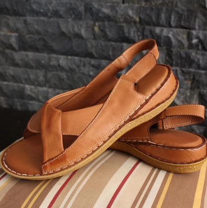 Knot Front Peep Toe Sandals