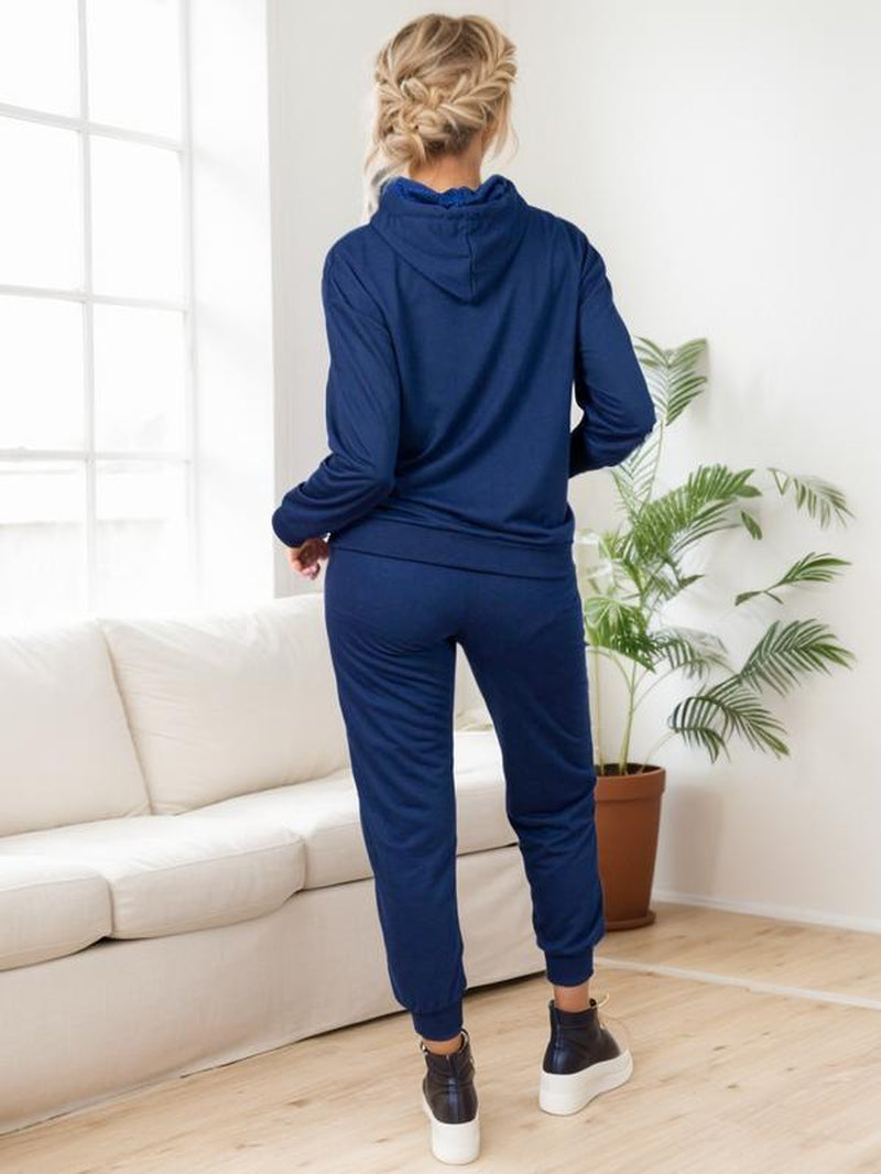 RED Marine Women's Hoodie Set – Long Sleeve Comfort Tracksuit in Multiple Colours
