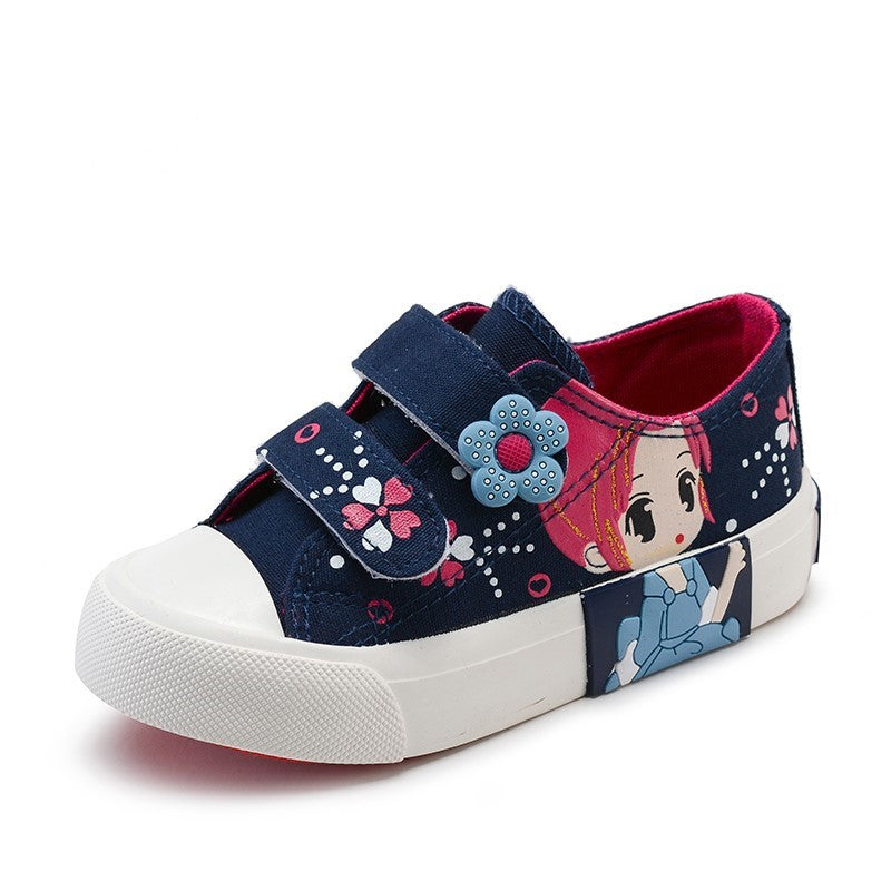 Kids' Cartoon Canvas Trainers