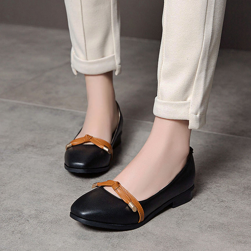 Girls' Leather High Heel Shoes | Stylish School Footwear