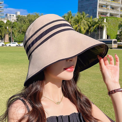 Women's UV Protection Brim Sun Visor Hat