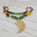 Two-Strand Natural Stone Necklace