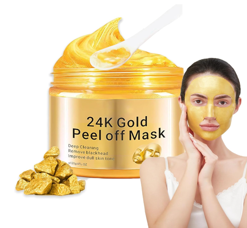 24K Gold Mitesser Entferner Abziehmaske