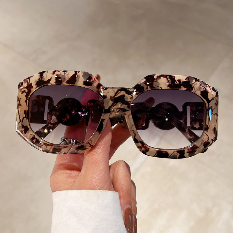 Oversized Polygon Sunglasses