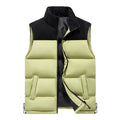 EYDHSJ Men's Fleece Puffer Vest – Lightweight Casual Winter Outerwear, Big & Tall