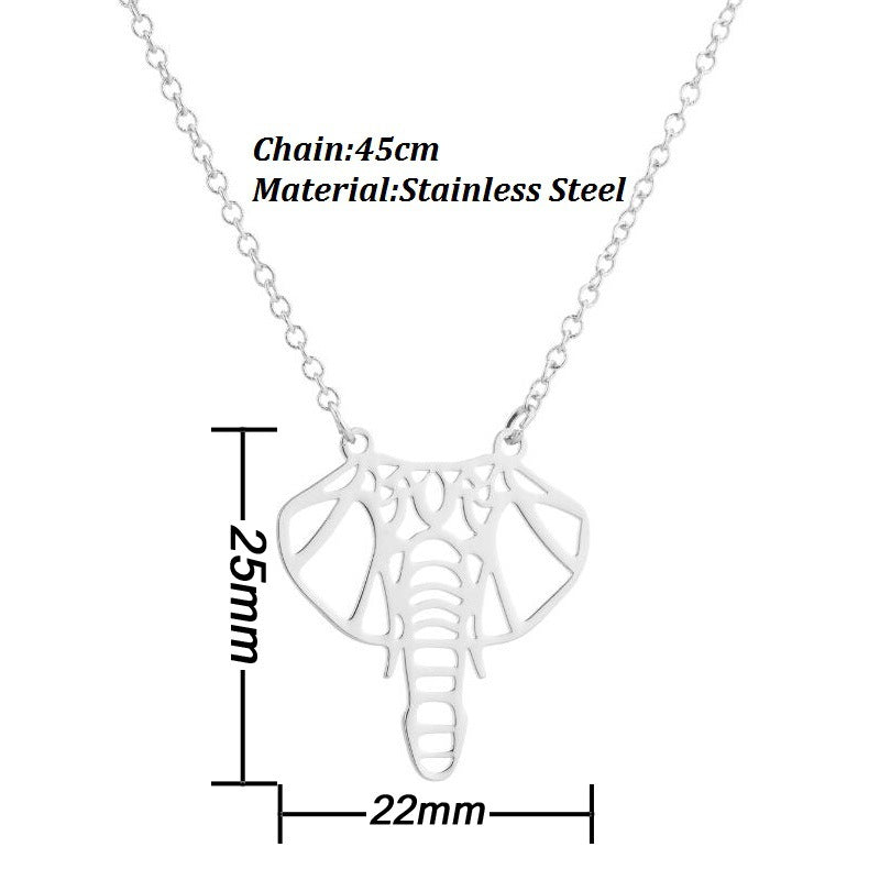 Cut-Out Animal Pendant Necklace