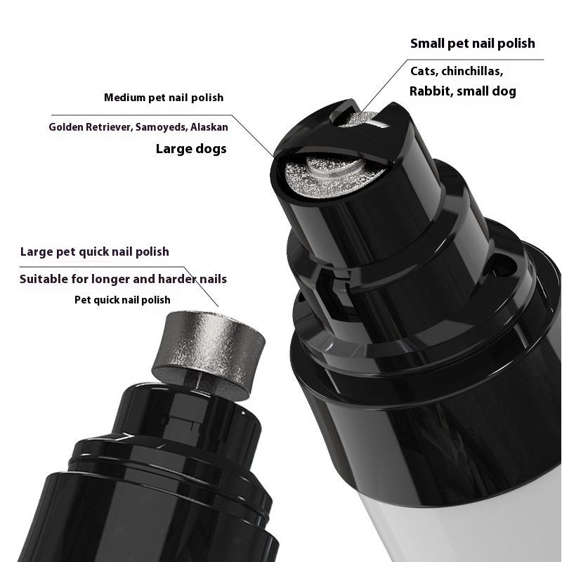 Electric Pet Nail Grinder with LED Light