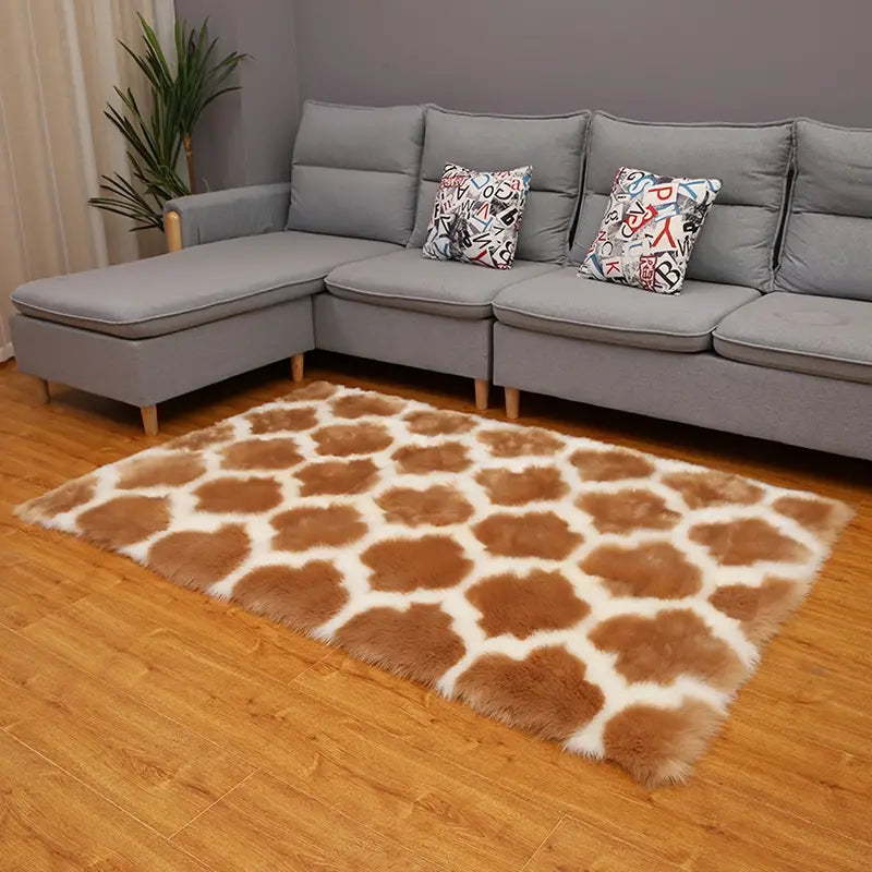 Weicher Hochflorteppich für Wohnzimmer-Heimdekoration 50x80cm