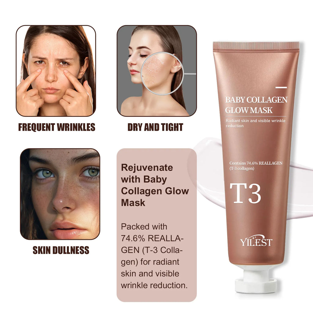 Baby Collagen Moisturising Face Mask – Plumping & Deep Hydration