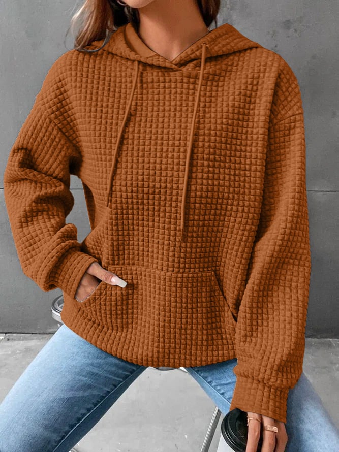 Women's Loose Hooded Sweater