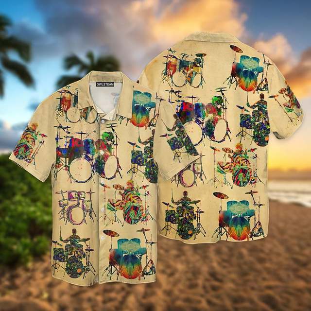 Men's Hawaiian Print Casual Shirt