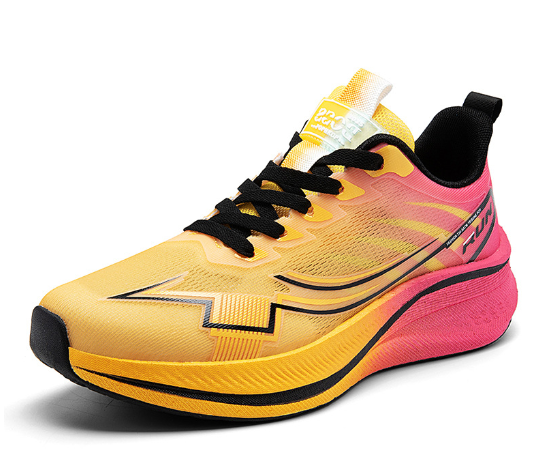 Men's Lightweight Shock-Absorbing Running Trainers – Breathable, Multi-Colour