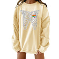 Halloween Print Loose-Fit Long-Sleeve Sweater