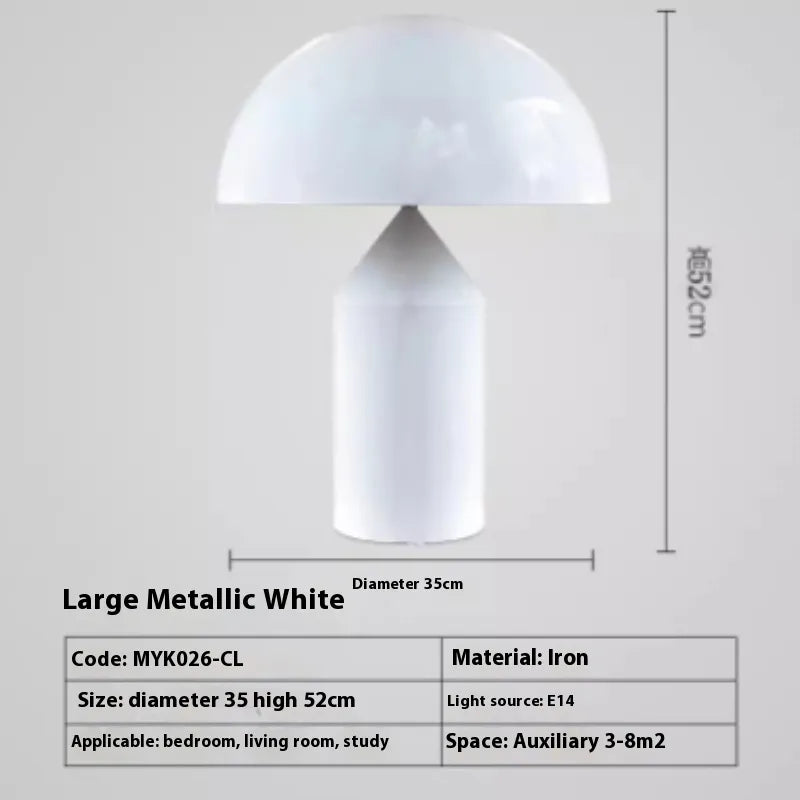 Ästhetische Pilz-Schreibtischlampe – Niedliche Raumdeko für das Home Office