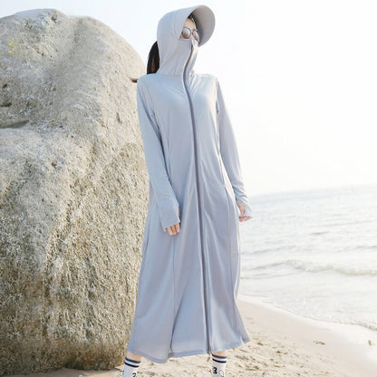 Women's Long UV Protection Sun Jacket
