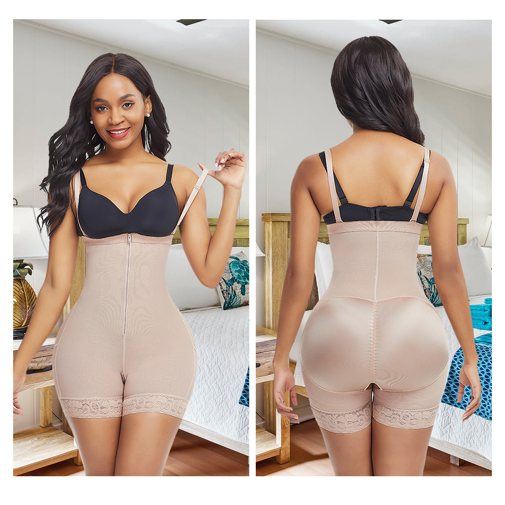 Damen High-Waist Korsett figurformende Hose