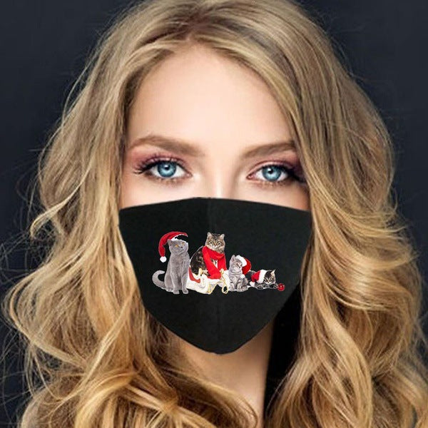 Christmas Print Fabric Face Coverings