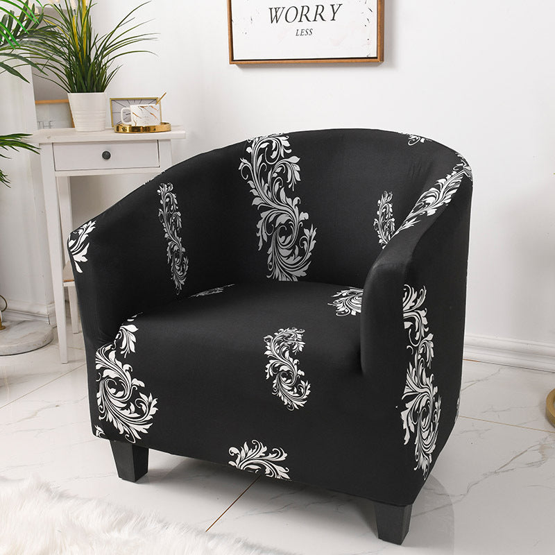 Geometric Stretch Single-Seat Sofa Cover