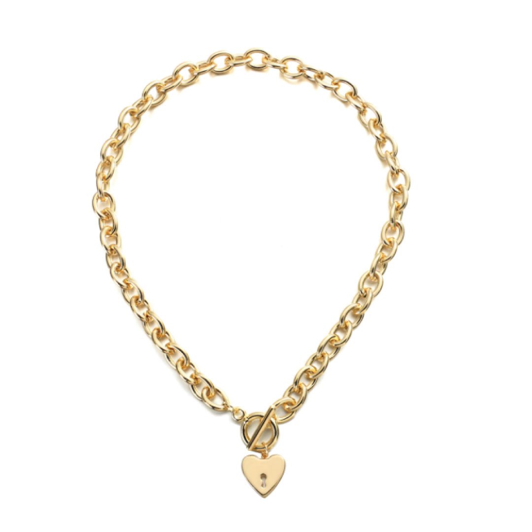 Casie Heart Toggle Necklace