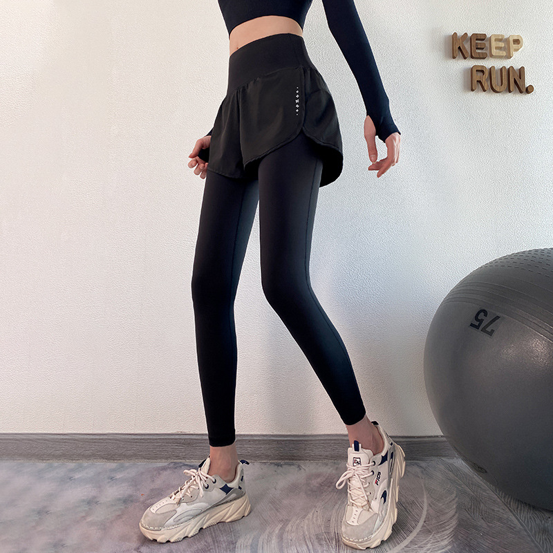 Damen High Waist Stretch Yoga Leggings