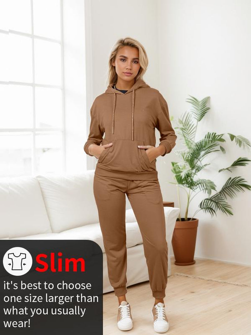 RED Marine Women's Hoodie Set – Long Sleeve Comfort Tracksuit in Multiple Colours