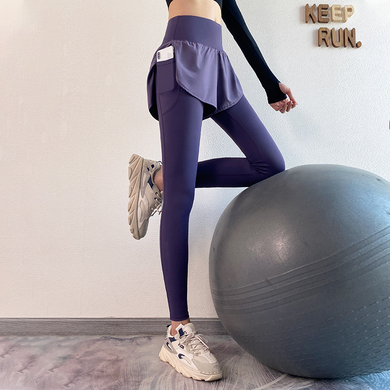 Damen High Waist Stretch Yoga Leggings