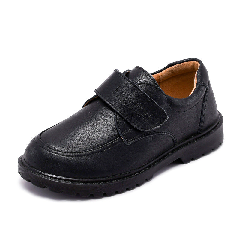Boys' Black Leather School Shoes
